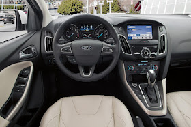 Interior of 2016 Ford Focus Titanium