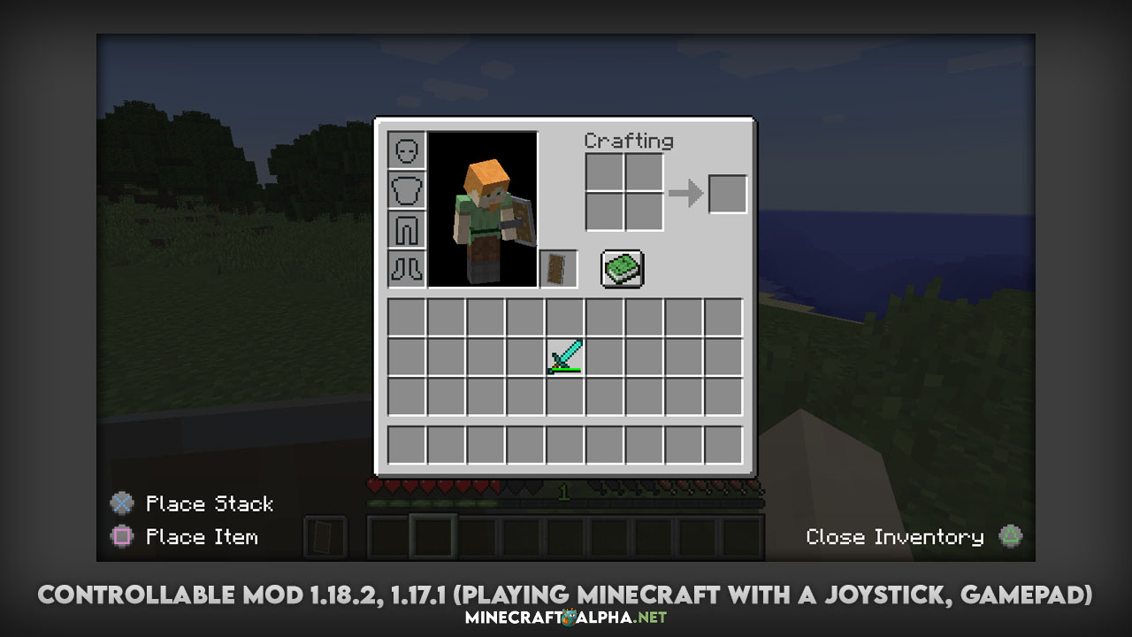 Controllable Mod 1.18.2, 1.17.1 (Playing Minecraft With a Joystick, Gamepad)