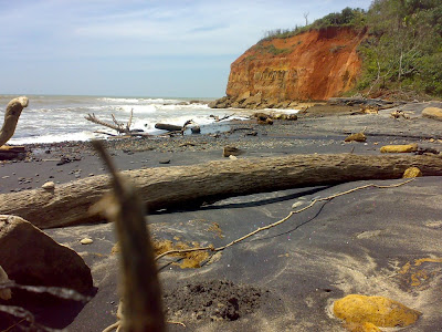 Trip to Bengkulu Province, bengkulu beach, Sumatera.