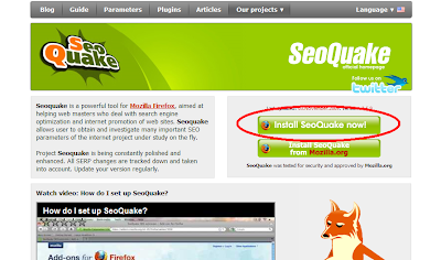 Manfaat SeoQuake Mozilla Tools