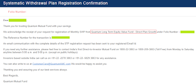 Quantum Mutual Fund SWP