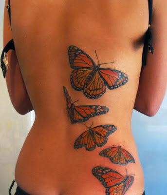 Butterfly Tattoo on Back