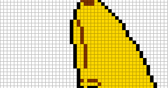 Minecraft Pixel Art Templates: Brian