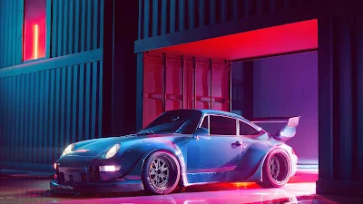 Wallpaper 4k Porsche Rwb