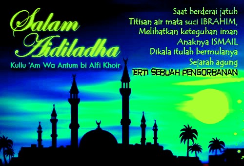 Ucapan Selamat Hari Raya Aidiladha (Idul Adha)