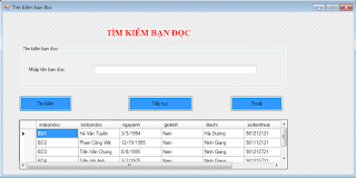 [Đồ án] Chương trình Quản Lí Thư Viện bằng Vb + SQL