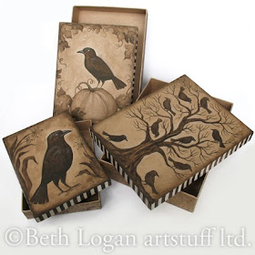 nesting boxes with crows