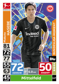 Match Attax Bundesliga 2018-2019 Eintracht Frankfurt