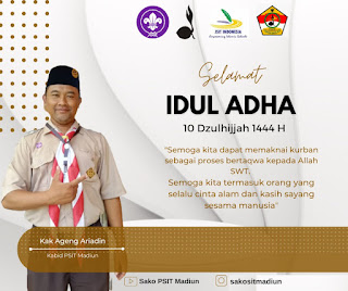 Selamat hari raya idul adha dari kabid pramuka psit