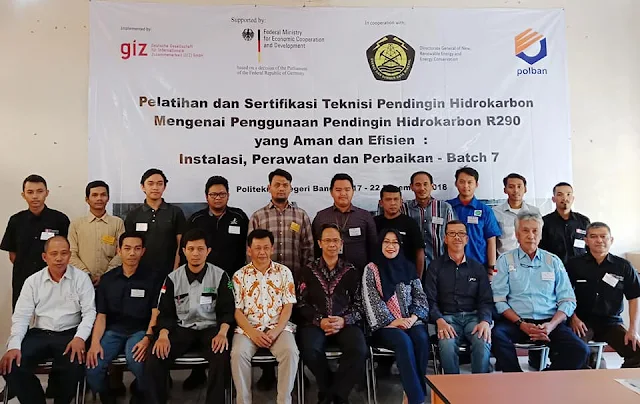 PT. Hasta Prakarsa Cipta Training and Certification of Technicians on Safe and Efficient Use of Hydrocarbon Refrigerant