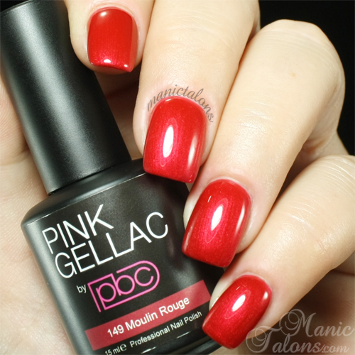 Pink Gellac Moulin Rouge Swatch