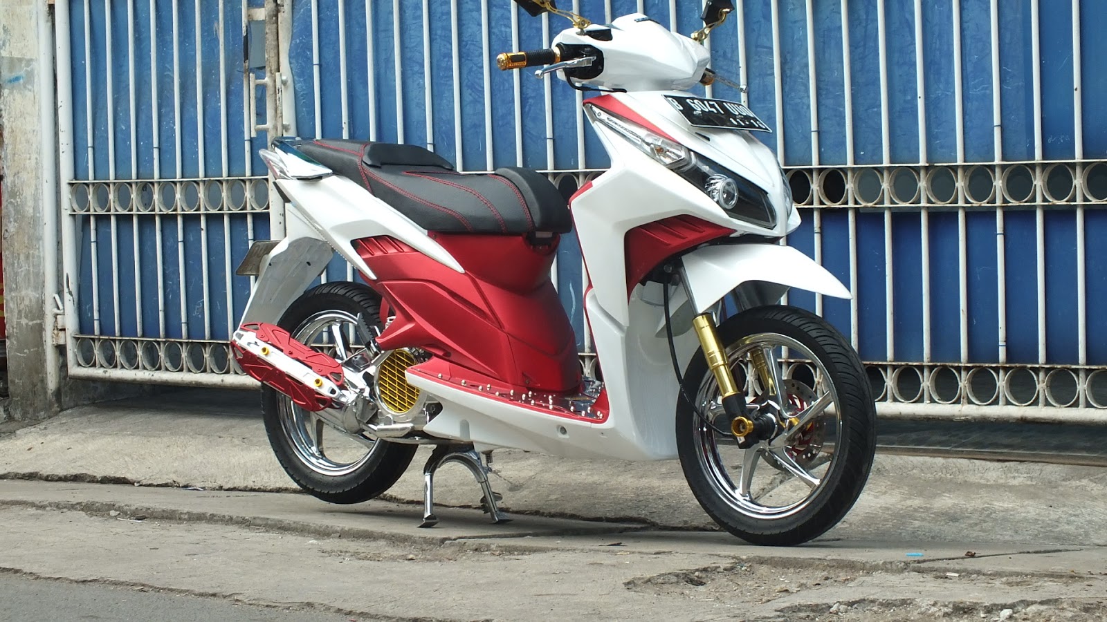 NgeKrom MOTOR Disini Tempatnya HONDA VARIO TECHNO 110 FULL KROM