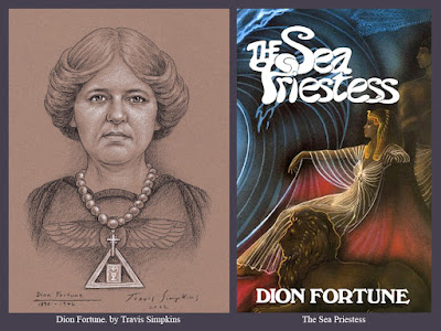 Dion Fortune. Author and Occultist. The Sea Priestess. Society of the Inner Light. Ceremonial Magick. by Travis Simpkins