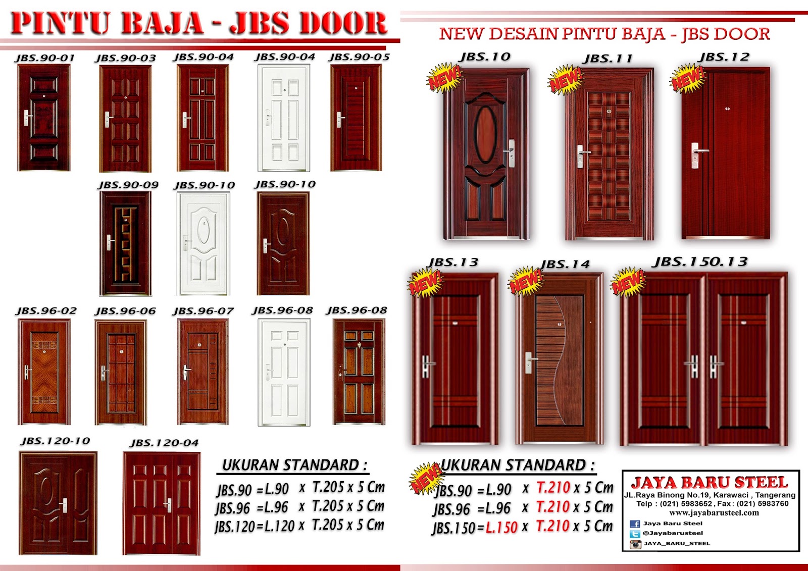 Jual Pintu Minimalis 2 Pintu