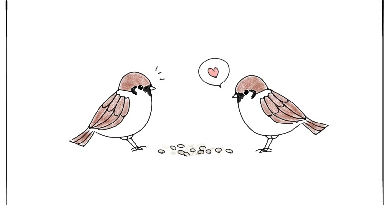 鳥のスズメ 雀 のイラストの簡単な描き方 遠北ほのかのイラストサイト 鳥のスズメ 雀 のイラストの簡単な描き方 遠北ほのかのイラストサイト