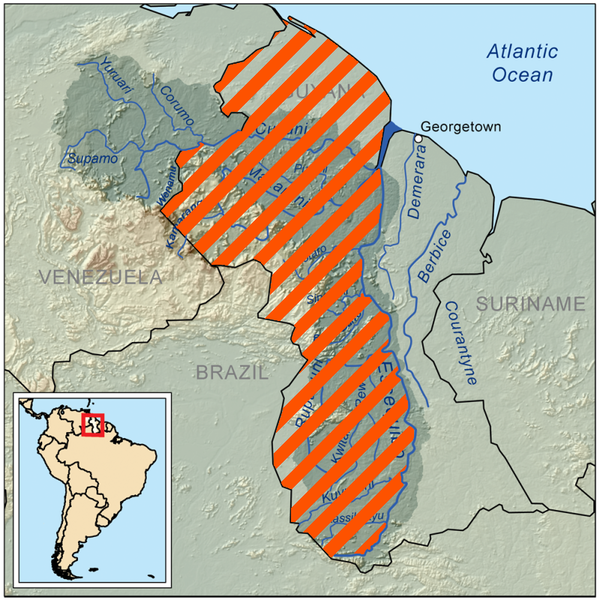 El Esequibo Zona en Reclamación "VENEZUELA"