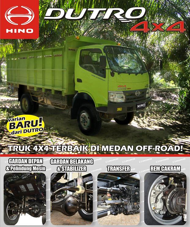  Hino  Dutro  130  HD  4x4 Sales Truck dan Bus Hino  