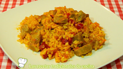 Arroz con magro de cerdo