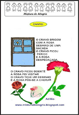 Canto o cravo brigou com a rosa