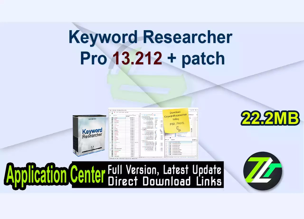 Keyword Researcher Pro 13.212 + patch
