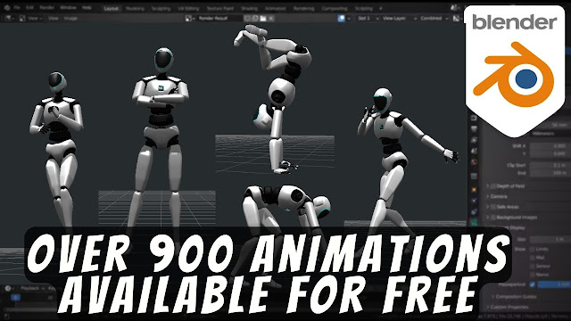 Blender Over 900 motion data available for free download