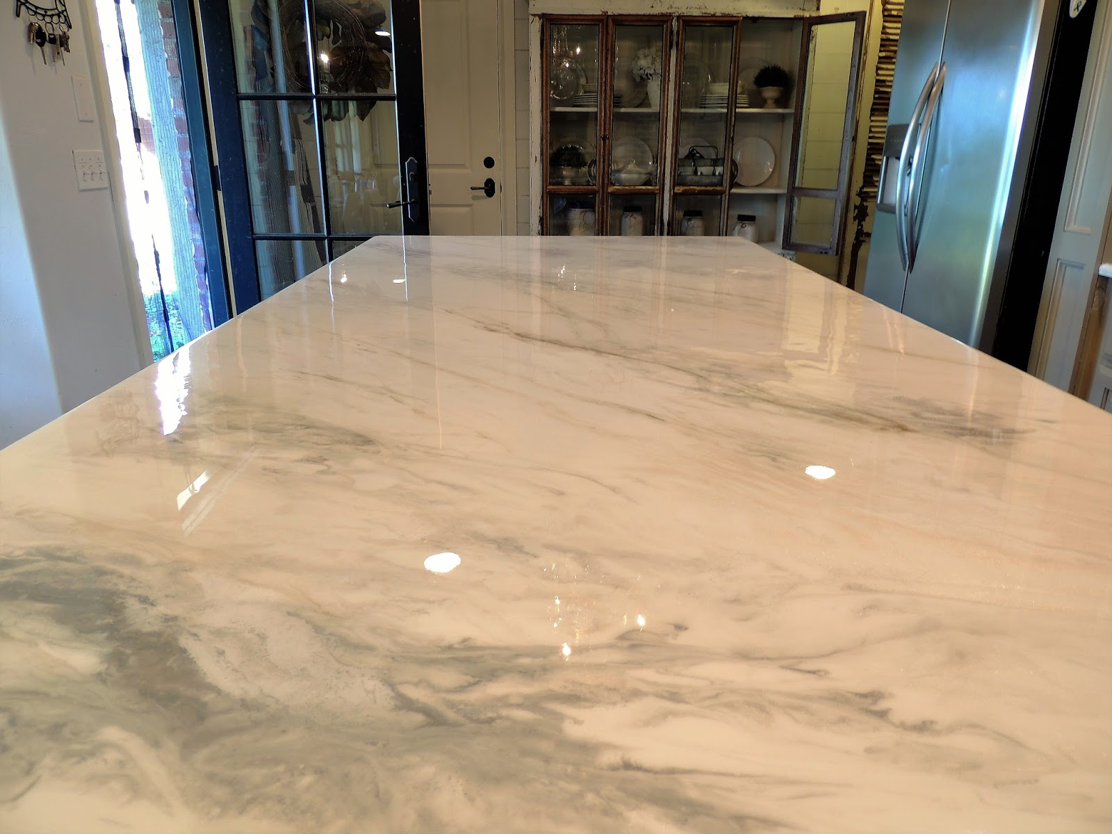 Epoxy Countertops that look like Marble Simply Summer