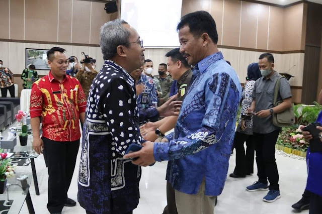 Hadiri Sertijab Kepala BPK Kepri, Rudi : Semoga Kerjasama Pemko dan BPK RI Tetap Terjalin dengan Baik