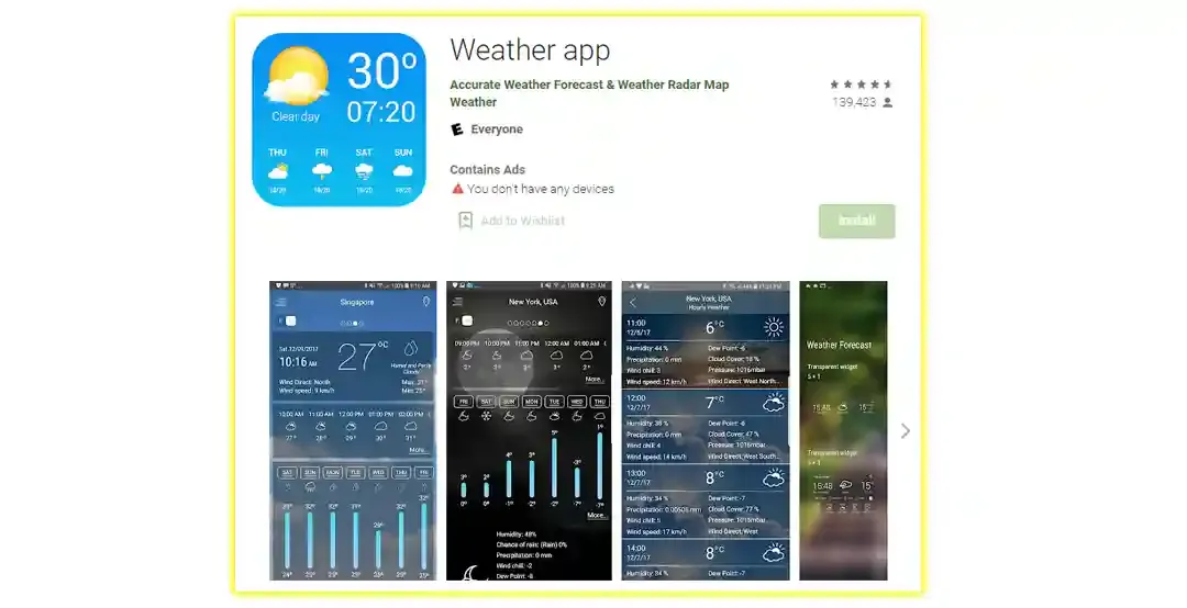 কালকের আবহাওয়া - আগামী ১০ দিনের আবহাওয়া - Weather App