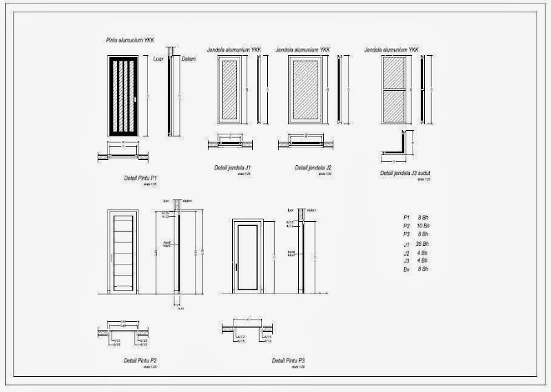 11+ Konsep Populer Gambar Pintu Autocad 2d