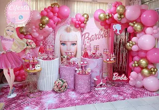 Barbie, Decoração para festa infantil
