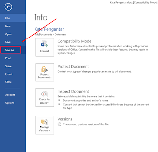 Cara Memberikan Password pada Semua Versi Microsoft Word