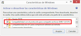 Windows: Deshabilitar SMB 1.0