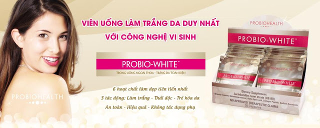 Thuốc uống làm đẹp da Probio White