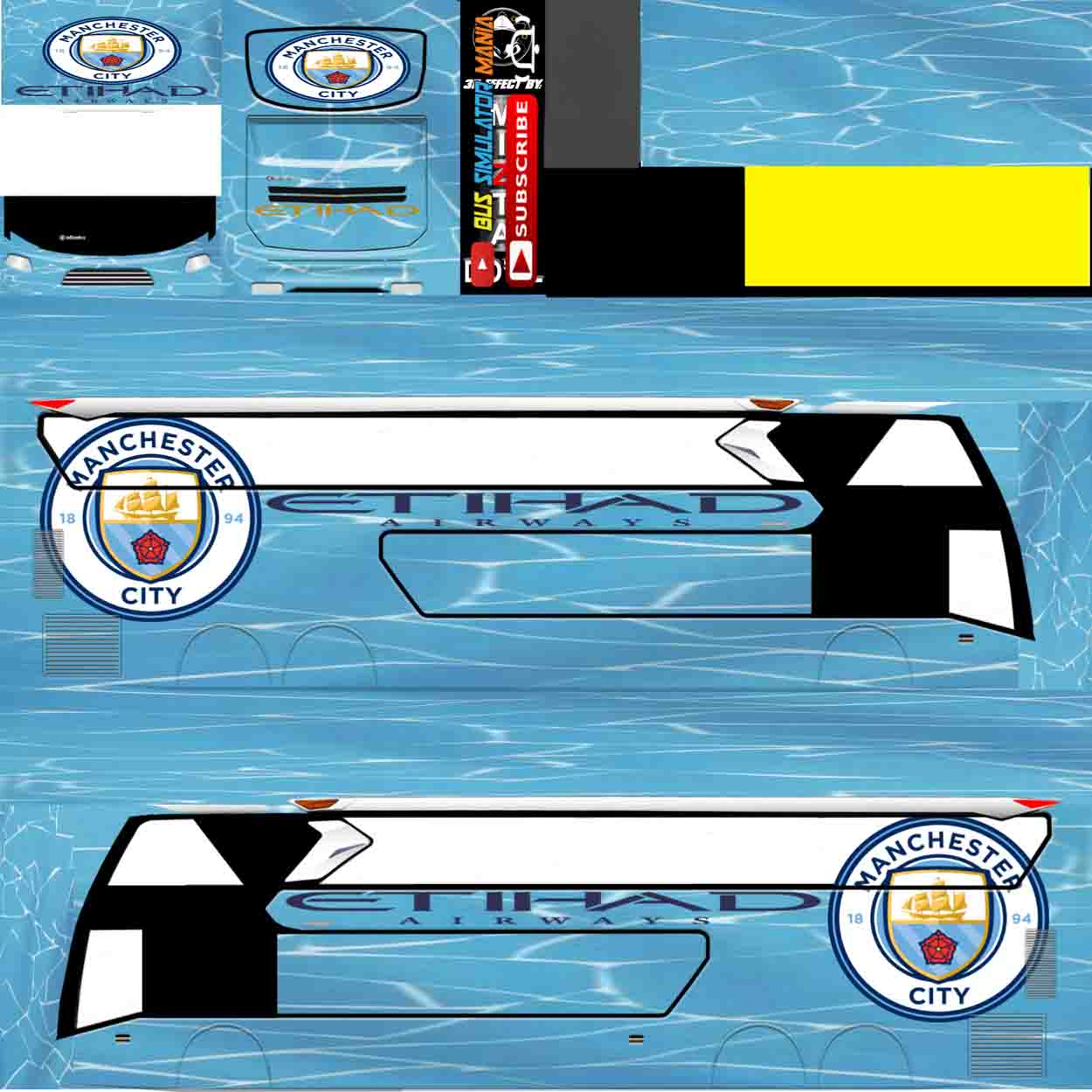 livery bussid manchester city jernih