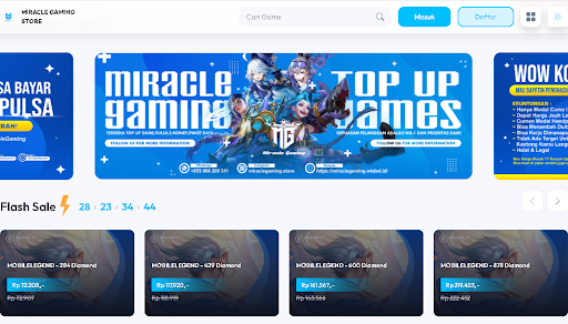 Miracle Gaming Store Solusi Top Up Mobile Legend Yang Murah Dan Cepat