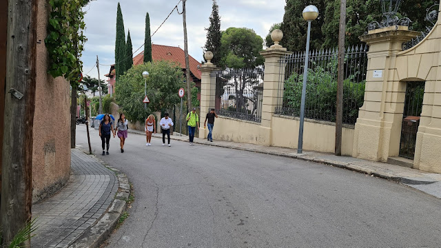 New in barcelona: Walk to the Tibidabo