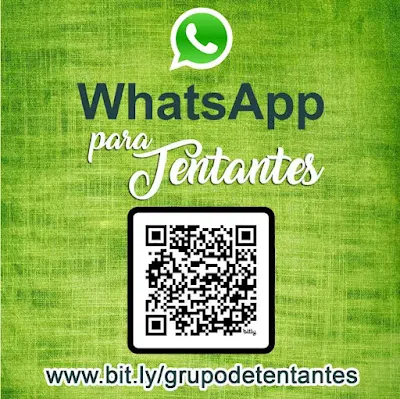 QR code para entrar no grupo do WhatsApp imagem mostrando um QR code para entrar no grupo de tentantes do WhatsApp