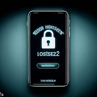A locked iPhone screen with a text saying ‘Unlock Your iPhone Easily with Best Software 2023