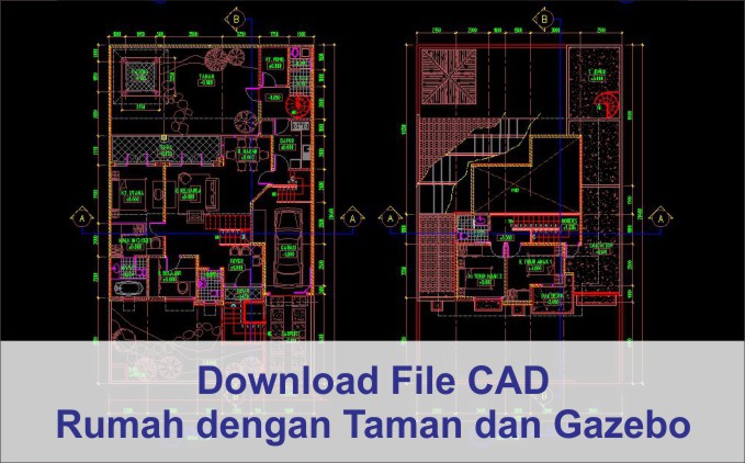 download rumah ada taman dan gazebo