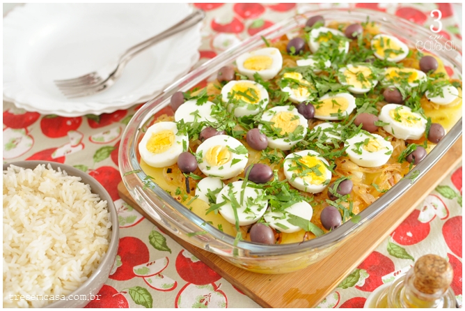 bacalhau a Gomes de Sá receita