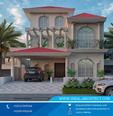 1 Kanal House Design | House Front Design | 1 Kanal House Design in Pakistan