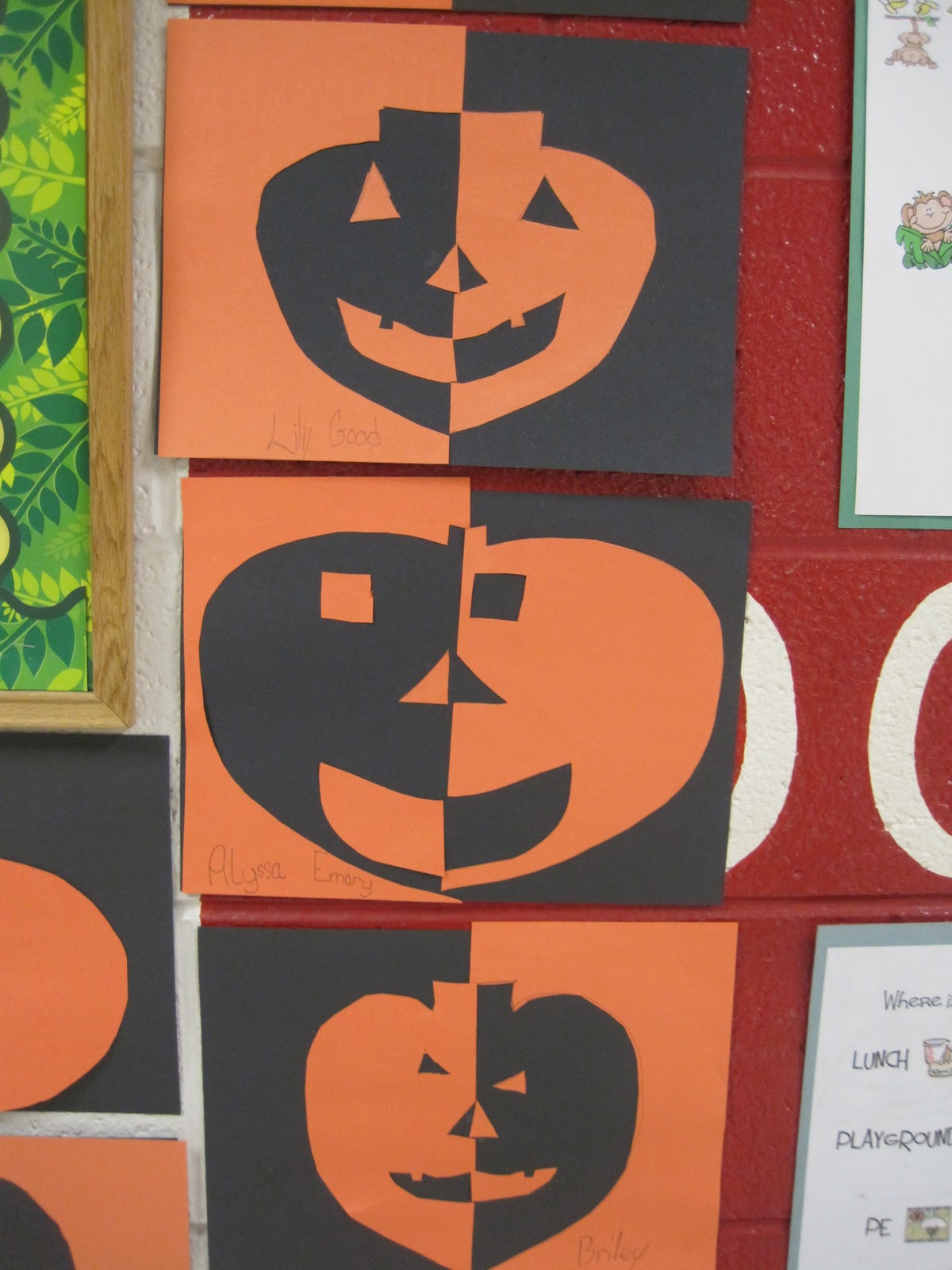 Savvy Second  Graders  Pumpkin Art 