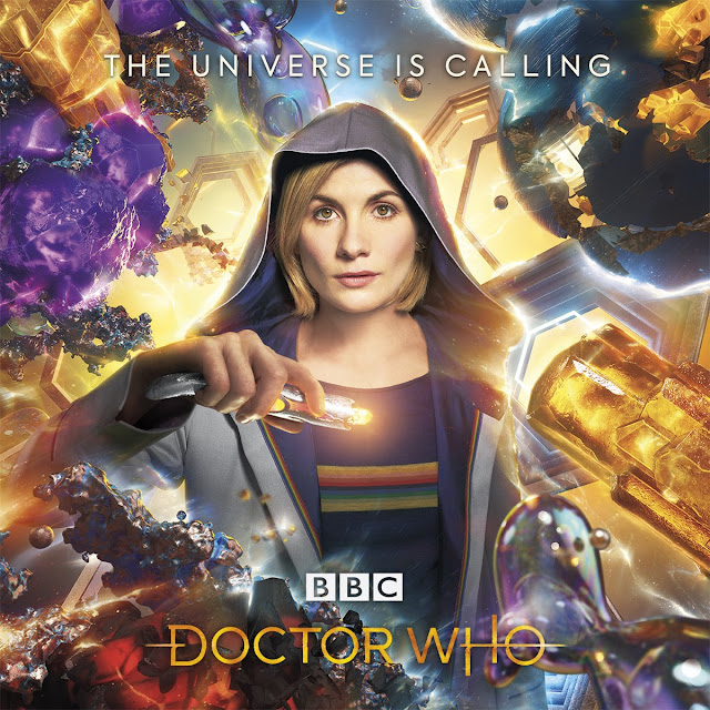 Doctor Who Series 11 Jodie Whittaker as the Doctor, with brand new Sonic Screwdriver