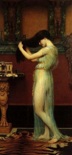 godward toilet painting