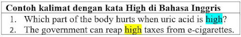 20 Contoh Kalimat High di Bahasa Inggris dan Pengertiannya