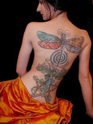 Lower Back Butterfly Tattoos