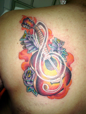 Guitar Tattoo Meanings And Pictures