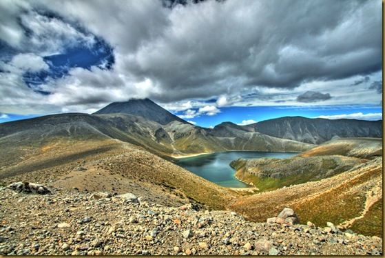 Tama Lakes and Mount Ngauruhoe