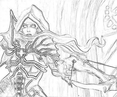 printable-diablo3-demon-hunter-female-coloring-pages