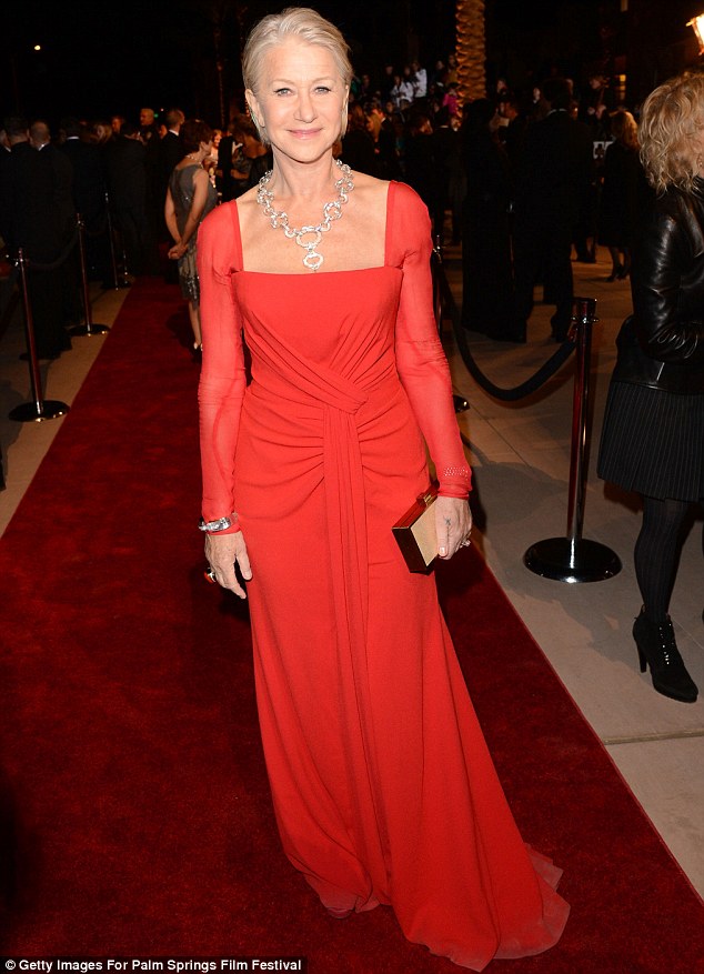 Dame Hellen Mirren in Escada